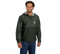 Carhartt Relaxed Fit Packable Chaqueta impermeable, gris-verde, tamaño 2XL para Hombres