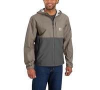 Carhartt Storm Defender - Chaqueta ligera plegable para hombre, Desierto/grava, Small