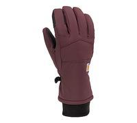 Carhartt Storm Defender - Guante aislante Softshell para mujer, Blackberry, Medium