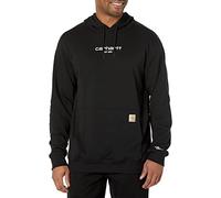 Carhartt Lightweight Logo Graphic Sudadera con capucha, negro, tamaño S para Hombres
