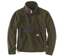 Canguro carhartt relaxed fit fleece hombre verde oscuro M