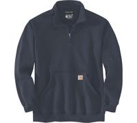 Carhartt Loose Fit Midweight Quarter Zip Mock Neck Sweatshirt, Sudadera de los Hombres, New Navy,