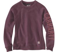 Carhartt Sudadera de cuello redondo para mujer Clarksburg Blackberry Heather M