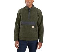 Carhartt Sudadera de forro polar para hombre de Workwear Basil Heather S
