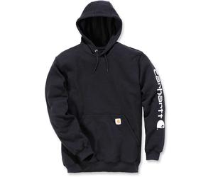 Carhartt Sudadera Midweight Signature Sleeve Logo Hooded Sweatshirt Negro XS