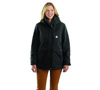 Carhartt Super Dux Relaxed Fit Insulated Traditional Coat Abrigo DE Trabajo BONDADO, Black, Large de los Hombres