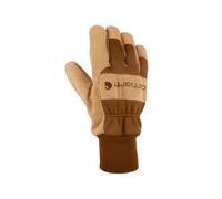 Carhartt Synthetic Suede Knit Cuff Glove Par de Guantes, Cebada marrón, L para Hombre