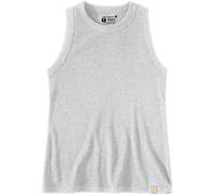 Carhartt Tencel Fiber Series Relaxed Ribbed Camiseta de tirantes de mujer, gris, Talla L