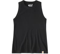 Carhartt Tencel Fiber Series Relaxed Ribbed Camiseta de tirantes de mujer, negro, Talla XS