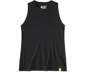 Carhartt Tencel Fiber Series Relaxed Ribbed Camiseta de tirantes de mujer, negro, Talla XS