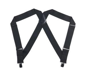 Carhartt Tirantes Resistentes y Flexibles para Hombre Suspensores, Clip Lateral elástico Completo (Negro), Taille Unique