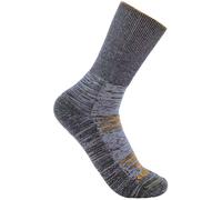 Carhartt Twin Knit Midweight Crew Calcetines, gris, Talla L
