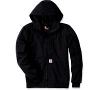 Carhartt Wind Fighter Zip Sudadera con capucha, negro, tamaño 2XL para Hombres