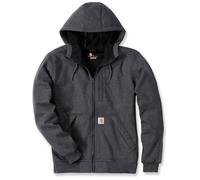 Carhartt Wind Fighter Zip Sudadera con capucha, gris, tamaño L para Hombres