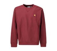 Carhartt Wip - American Script Sweatshirt - Sweatshirts & Hoodies - Hombre - Rojo - S -