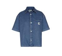 Carhartt WIP - Marcas - S/S Lovilia Shirt W Stone Washed Blue para Mujer - Talla S - Azul Azul S