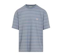 Carhartt Wip- Brodine T-Shirt- Tops- Hombre- Azul- S- Brodine T-Shirt