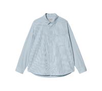Carhartt Wip - Camisa a rayas de algodón - Shirts - Hombre - Azul - M -