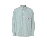 Carhartt WIP Camisa 'Daldry' jade / blanco S jade / blanco