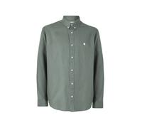 Carhartt WIP Camisa 'Madison' verde claro / blanco S verde claro / blanco