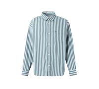 Carhartt WIP Camisa 'Malden' esmeralda / blanco S esmeralda / blanco
