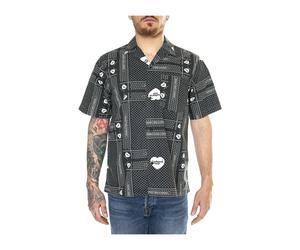 Carhartt Wip- Camisas de Manga Corta- Shirts- Hombre- Negro- S- Camisas de Manga Corta