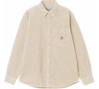 Carhartt WIP - Camisas - L/S Flint Shirt Salt - Talla S - Beige Beige S