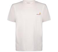 Carhartt WIP Camiseta 'American Script' arena / blanco natural S arena / blanco natural