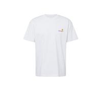 Carhartt WIP Camiseta 'American Script' oro / gris claro / rojo vino L EUR