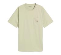 Carhartt Wip - Camiseta Blanca Bolsillo Detalle Logo Manga Corta - Tops - Hombre - Verde - L -