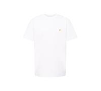 Carhartt WIP Camiseta 'Chase' dorado / blanco S dorado / blanco
