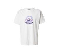 Carhartt WIP Camiseta 'Rising Helix' azul claro / lila oscuro / eosin / blanco M azul claro / lila oscuro / eosin / blanco