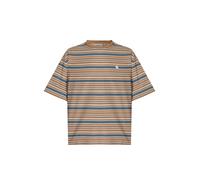 Carhartt WIP Camiseta 'Zane' azul noche / azul pastel / marrón claro / blanco S azul noche / azul pastel / marrón claro / blanco