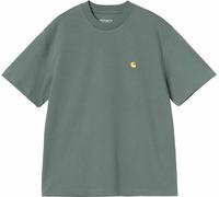 Carhartt WIP - Camisetas mujer - S/S Chase T-Shirt W Velvet Green / Gold para Mujer - Talla M - Verde Verde M