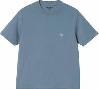 Carhartt WIP - Camisetas mujer - W' S/S Luca T-Shirt Angelite para Mujer - Talla L - Azul Azul L