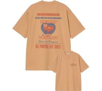 Carhartt WIP - Camisetas - S/S Arcan T-Shirt Dusty H Brown - Talla M - Marrón Marrón M