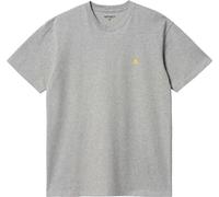 Carhartt WIP Camiseta 'Chase' curry / gris moteado, Talla XL
