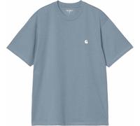 Carhartt WIP - Camisetas - S/S Madison T-Shirt Velvet Green / White - Talla XL - Verde Verde XL