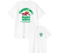 Carhartt WIP - Camisetas - S/S Pronto T-Shirt White - Talla S - Blanco Blanco S