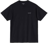 Carhartt WIP - Camisetas - S/S Script Embroidery T-Shirt Black / White - Talla M - Negro Negro M