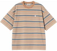 Carhartt WIP - Camisetas - S/S Zane T-Shirt Zane Stripe Peanut - Talla M - Beige Beige M