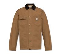 Carhartt Wip- Chaqueta con cuello de pana- Jackets- Hombre- Marrón- S- Chaqueta con cuello de pana