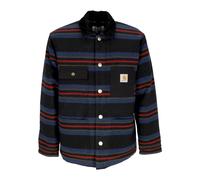 Carhartt Wip - Chaqueta de trabajo a rayas con cuello de terciopelo - Jackets - Hombre - Negro - M -