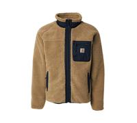 Carhartt WIP Chaqueta polar 'Prentis' marrón claro / negro S marrón claro / negro
