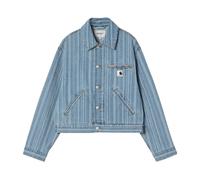 Carhartt Wip - Chaqueta Vaquera a Rayas en Azul Claro - Jackets - Mujer - Azul - M -