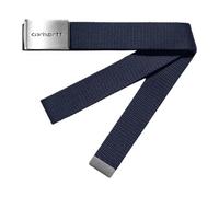 CARHARTT WIP Cinturón de clip cromado, azul de la fuerza aérea, Fuerza Aérea Azul, Taille unique