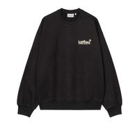 Carhartt Wip- Sudadera con Cuello Redondo- Sweatshirts & Hoodies- Hombre- Negro- L- Sudadera con Cuello Redondo