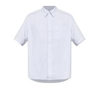 Carhartt WIP - Camisas - S/S Keene Shirt Keene Stripe White - Talla L - Blanco Blanco L