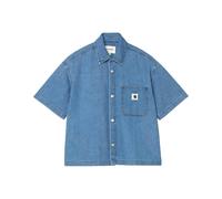 Carhartt WIP - Marcas - S/S Lovilia Shirt W Stone Washed Blue para Mujer - Talla M - Azul Azul M