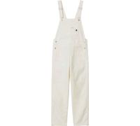 Carhartt WIP - Monos Mujer - W' Bib Overall Straight Rinsed Wax para Mujer - Talla M - Blanco Blanco M